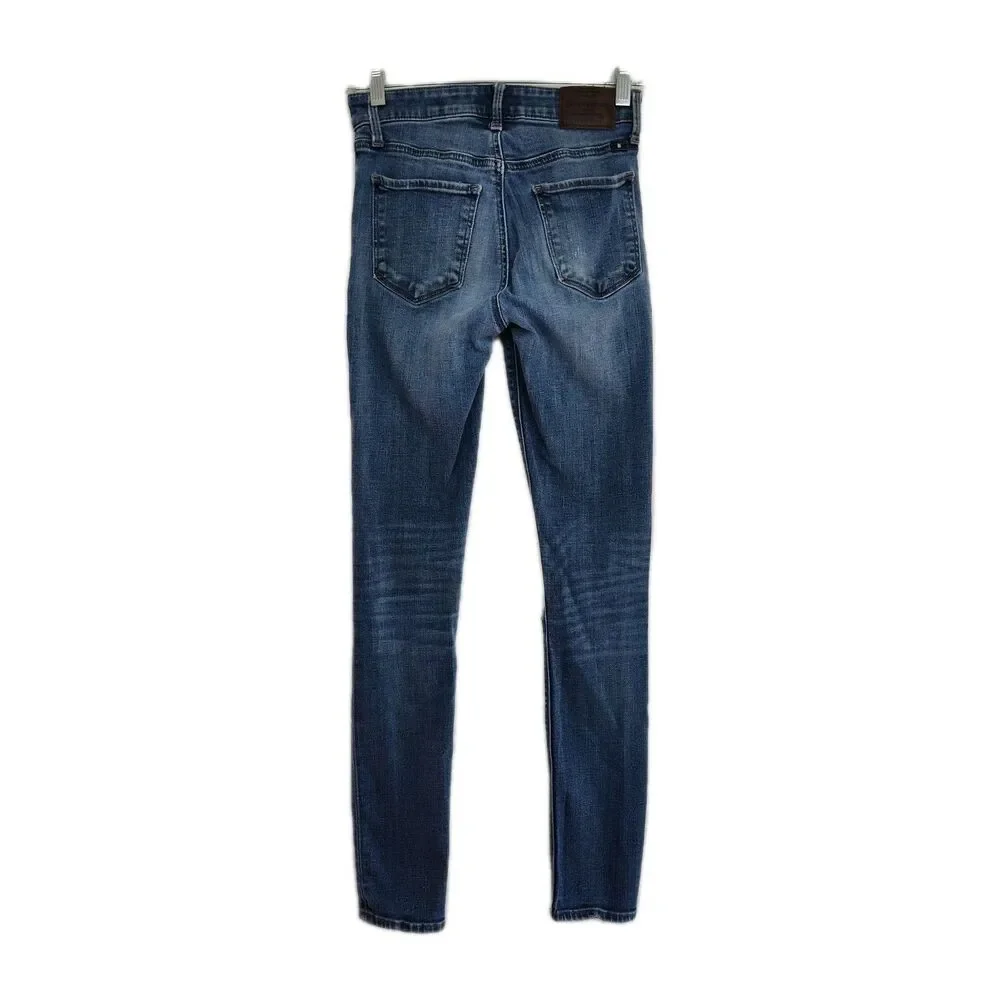 Lucky Brand Bridgette Skinny Women's Ankle Jeans, Size 00/24, Distressed, Blue - Picture 7 of 14